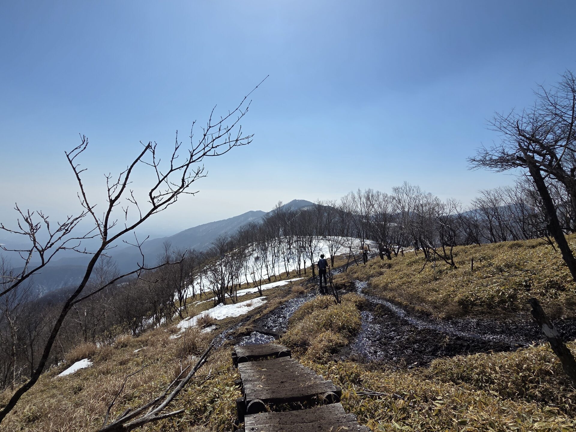 駒ヶ岳からの下山 登山道の状態