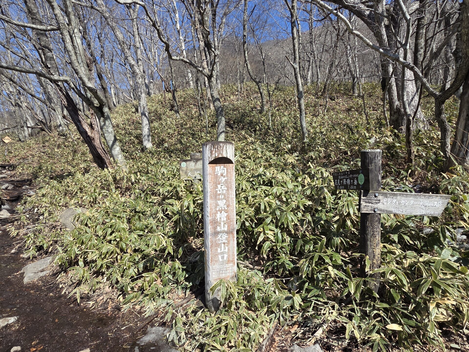 駒ヶ岳登山口