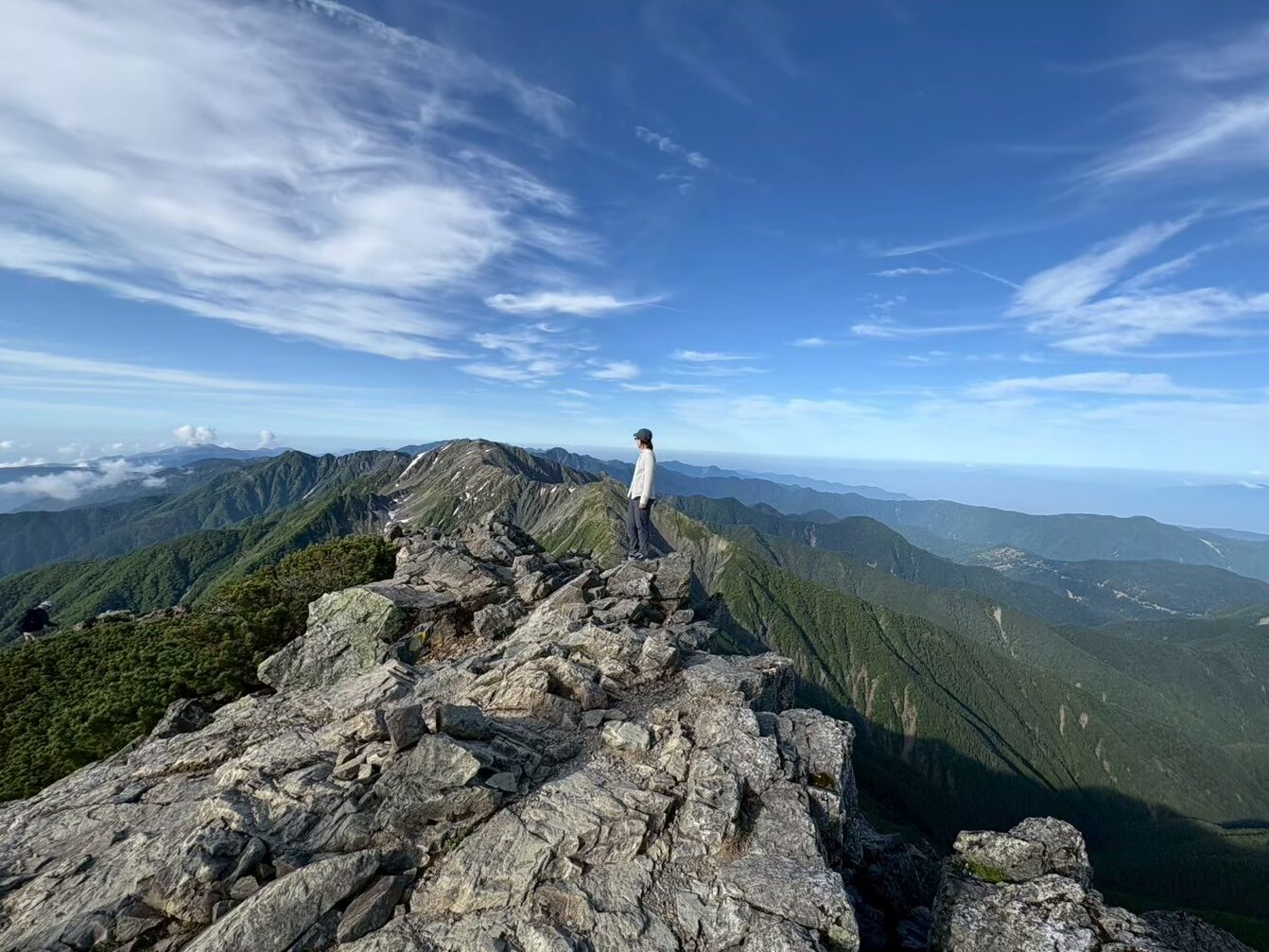 プロフィール写真。北岳
