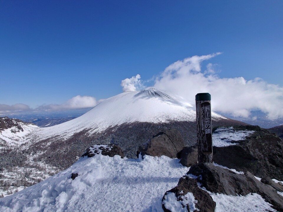 トーミの頭から見た浅間山